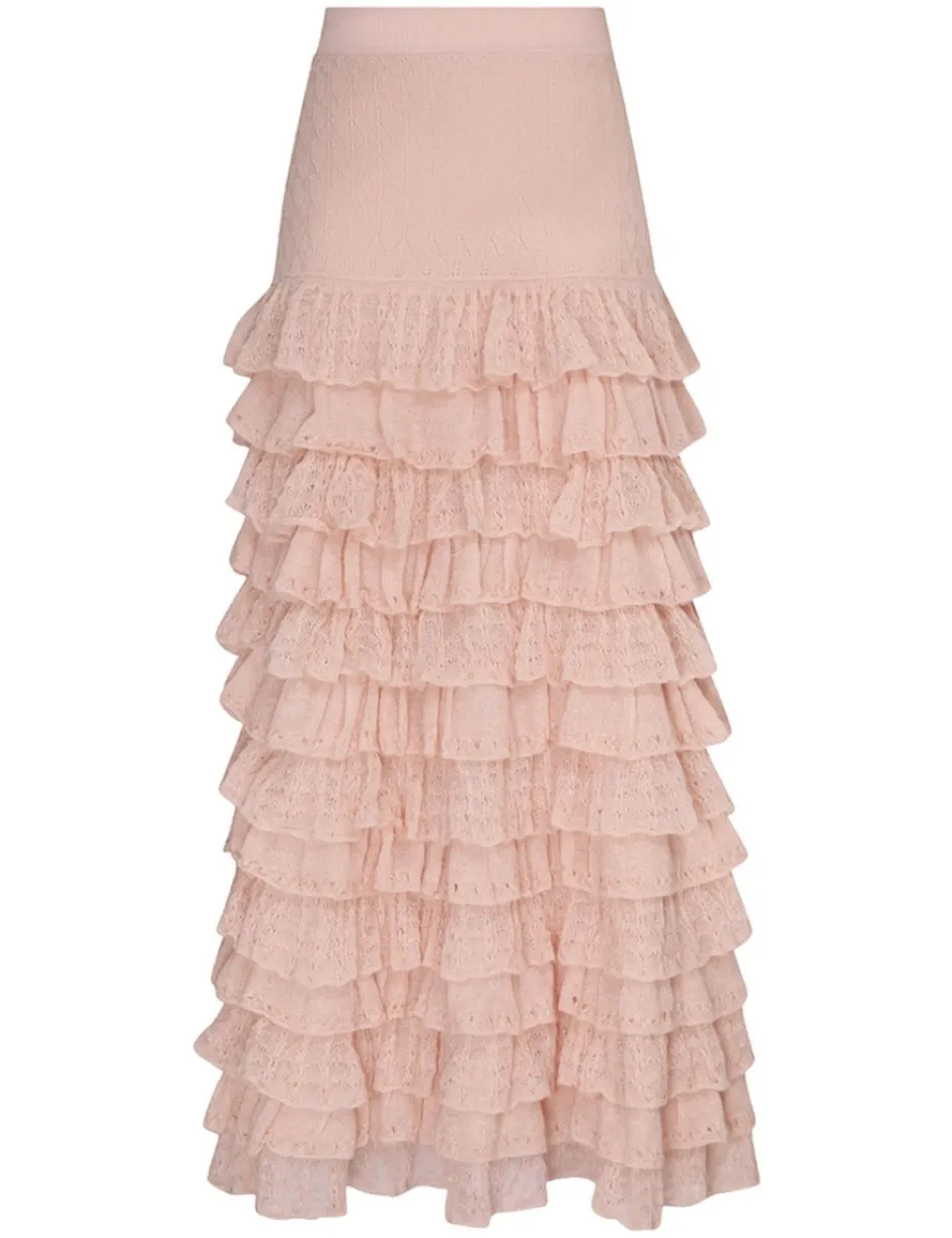 Clearance ZIMMERMANN Luminosity Lace Frill Skirt
