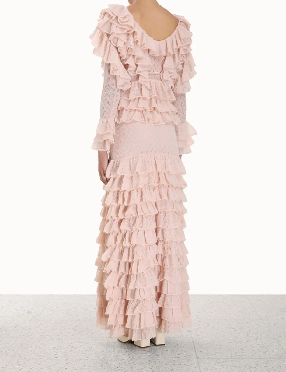 Clearance ZIMMERMANN Luminosity Lace Frill Skirt