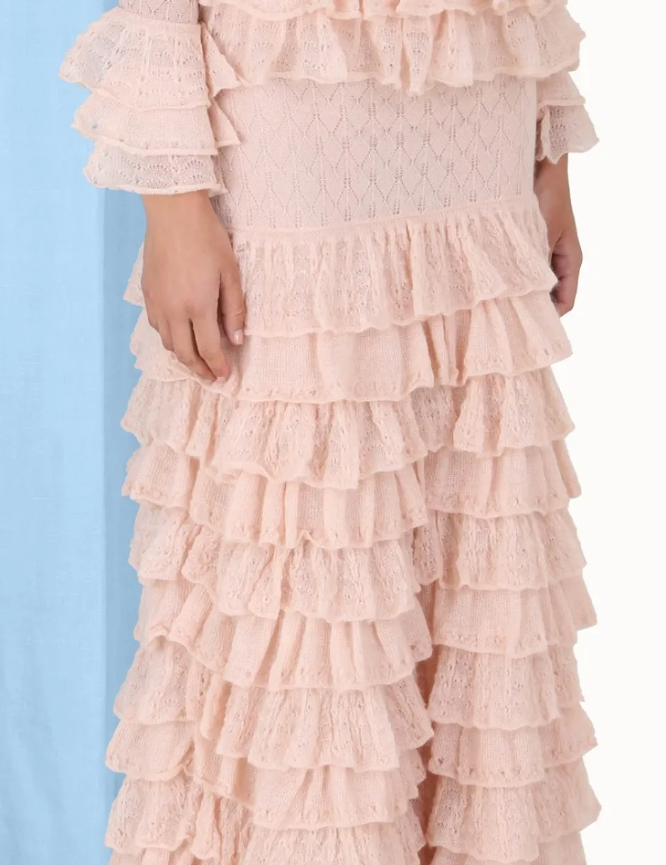 Clearance ZIMMERMANN Luminosity Lace Frill Skirt