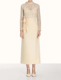 Outlet ZIMMERMANN Luminosity Lace Paneled Blouse