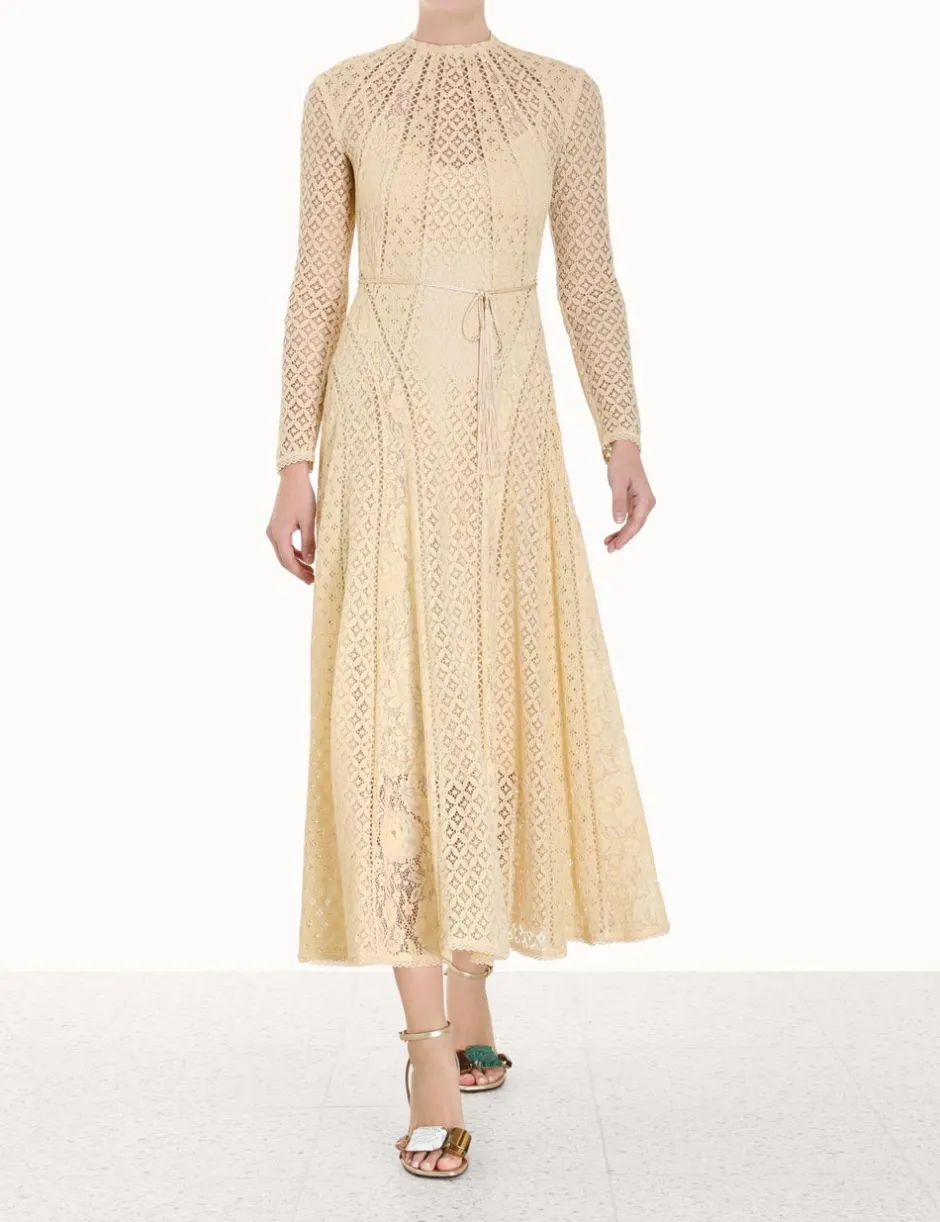 Hot ZIMMERMANN Luminosity Lace Panelled Midi