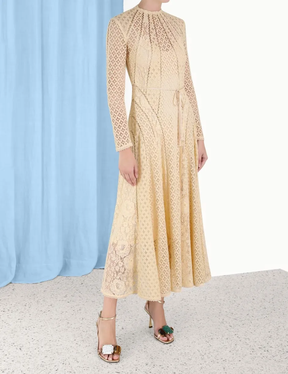 Hot ZIMMERMANN Luminosity Lace Panelled Midi