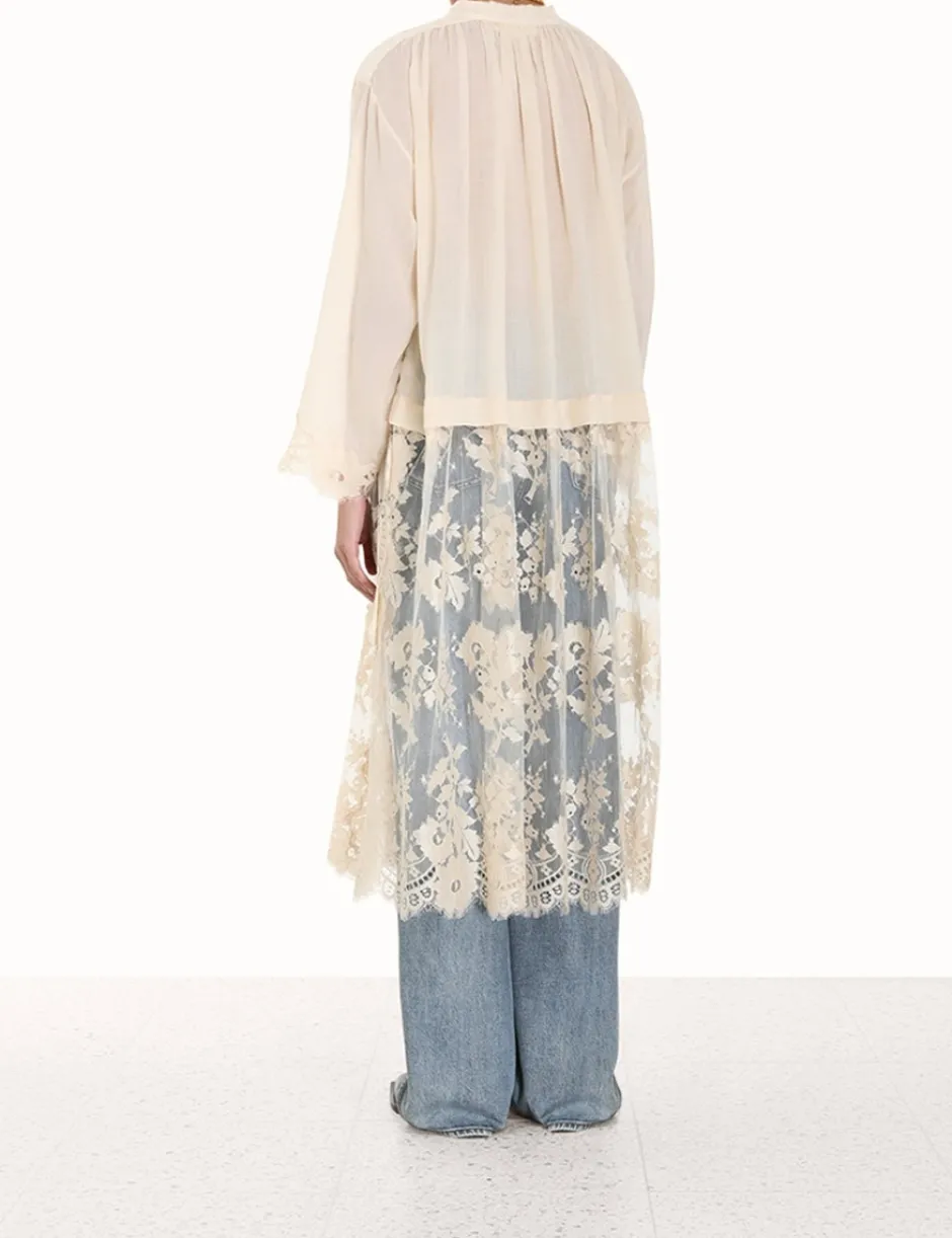 Best ZIMMERMANN Luminosity Lace Shirt