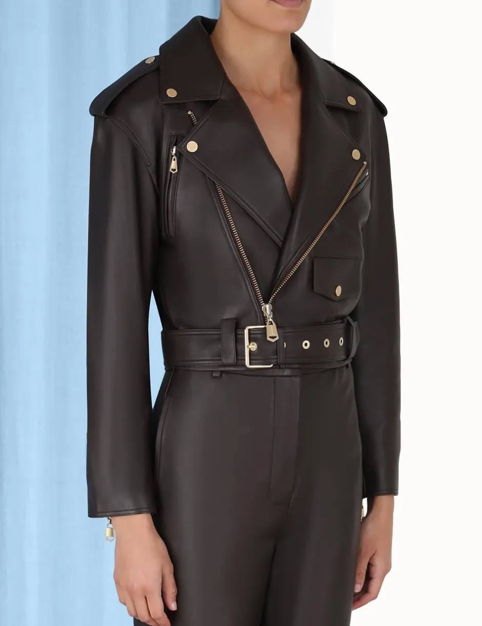 Sale ZIMMERMANN Luminosity Leather Biker
