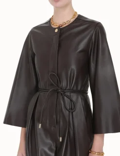 Discount ZIMMERMANN Luminosity Leather Jumpsuit