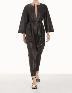 Outlet ZIMMERMANN Luminosity Leather Jumpsuit