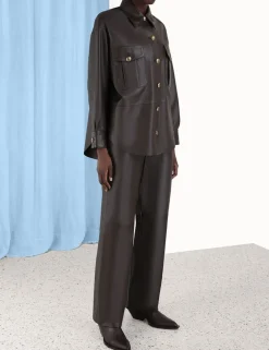 Sale ZIMMERMANN Luminosity Leather Pant