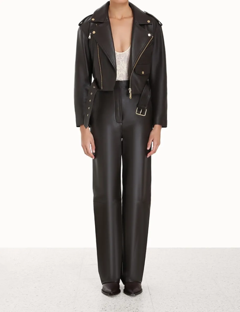 Online ZIMMERMANN Luminosity Leather Pant