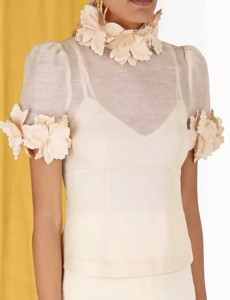 Outlet ZIMMERMANN Luminosity Liftoff Flower Top