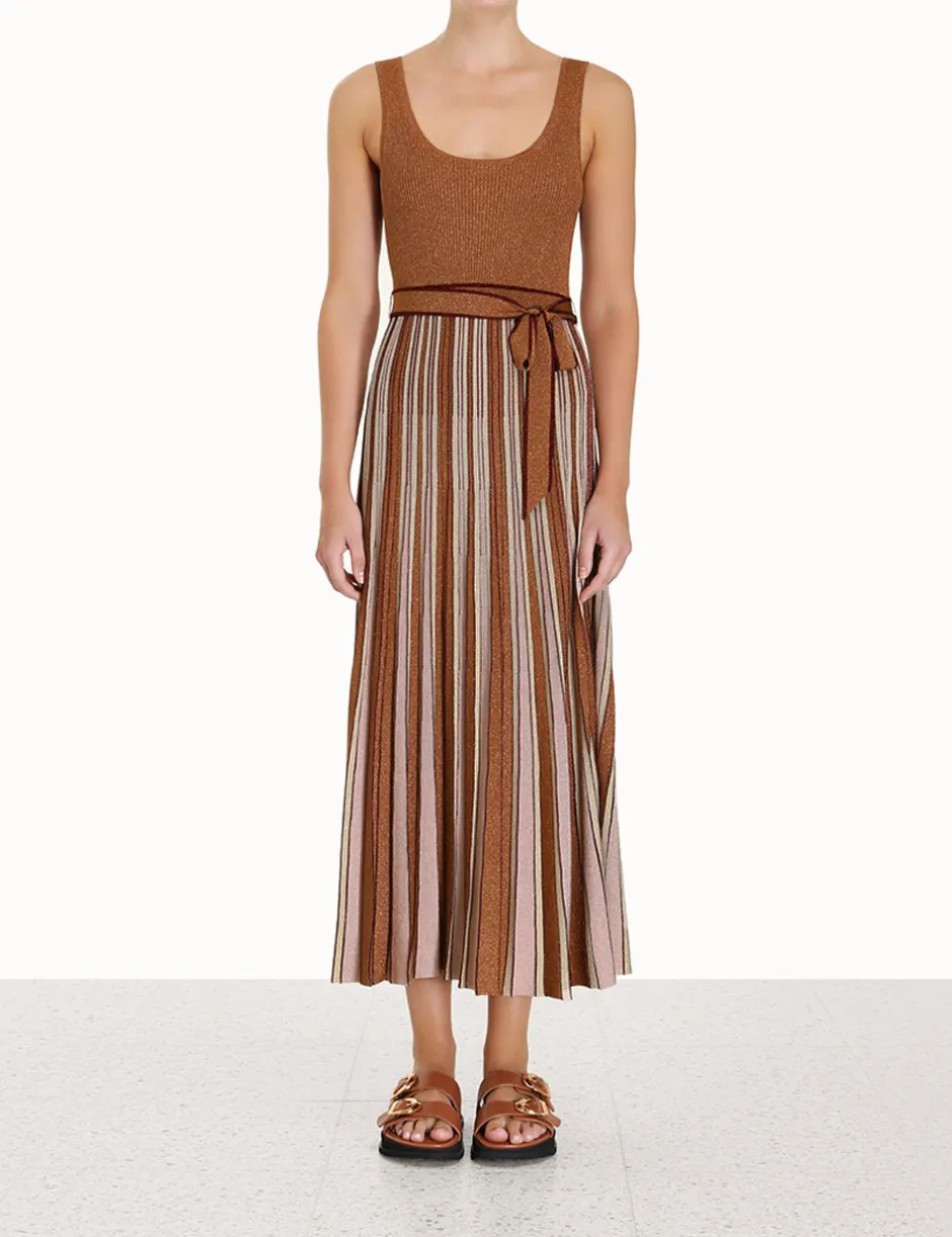 Online ZIMMERMANN Luminosity Lurex Scoop Dress