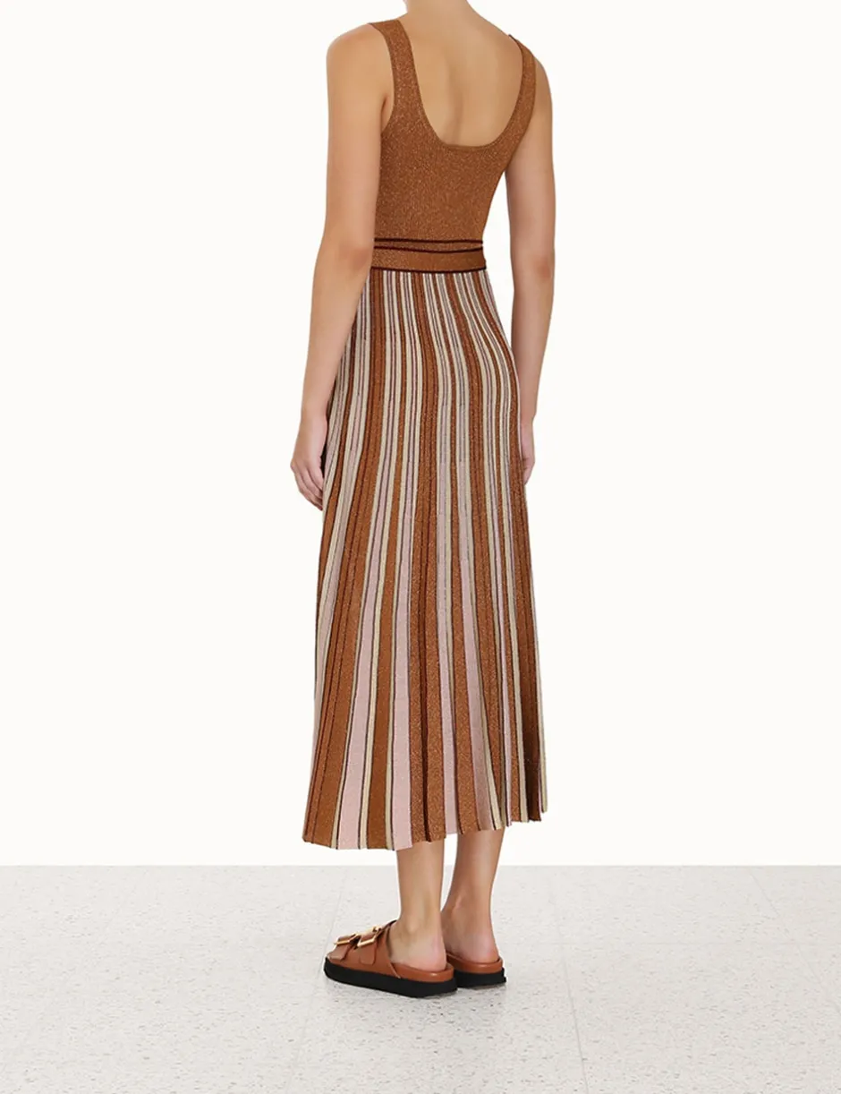 Online ZIMMERMANN Luminosity Lurex Scoop Dress