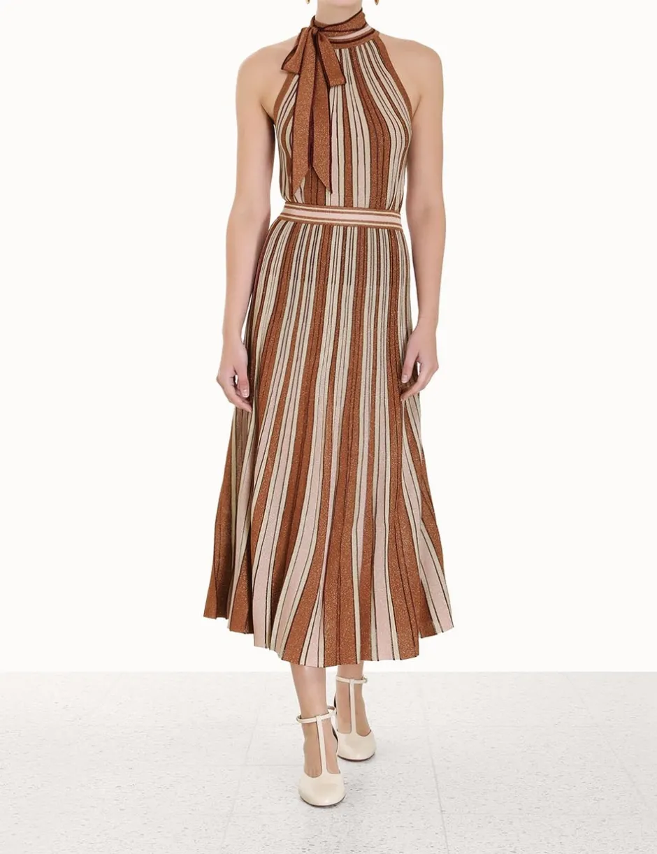 Hot ZIMMERMANN Luminosity Lurex Stripe Skirt