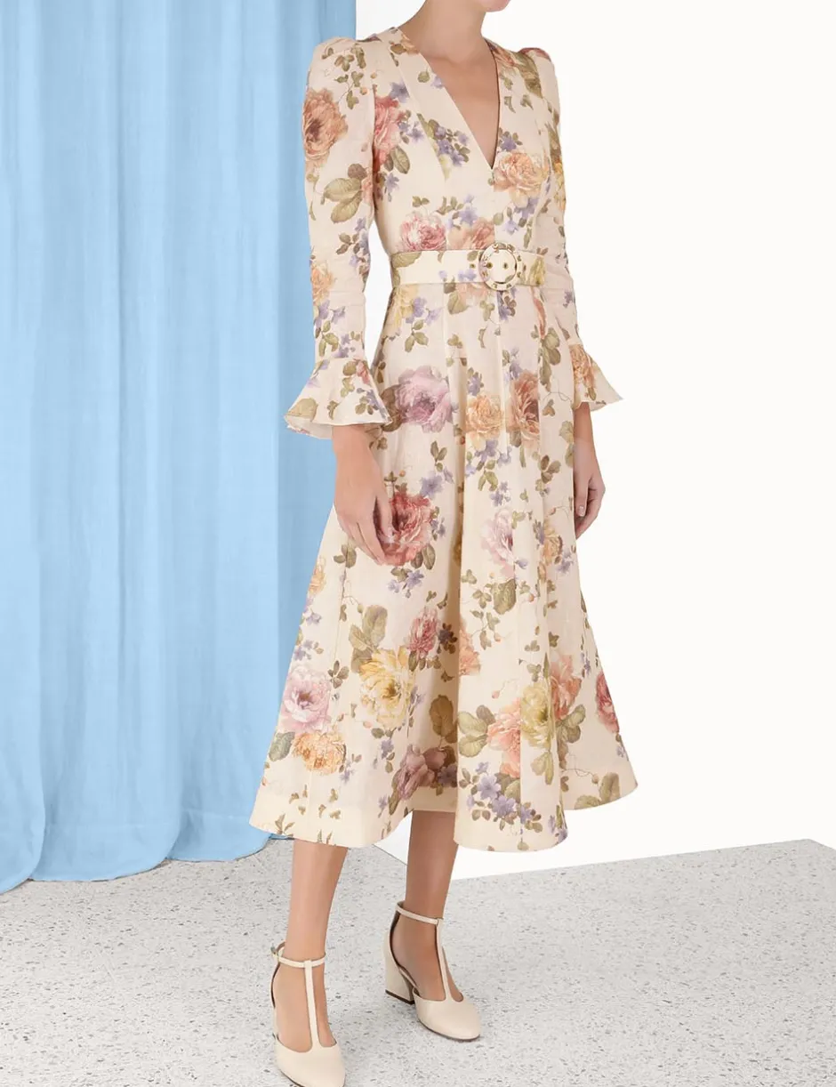 Discount ZIMMERMANN Luminosity Midi Dress