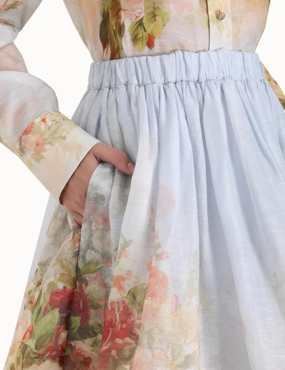 New ZIMMERMANN Luminosity Midi Skirt