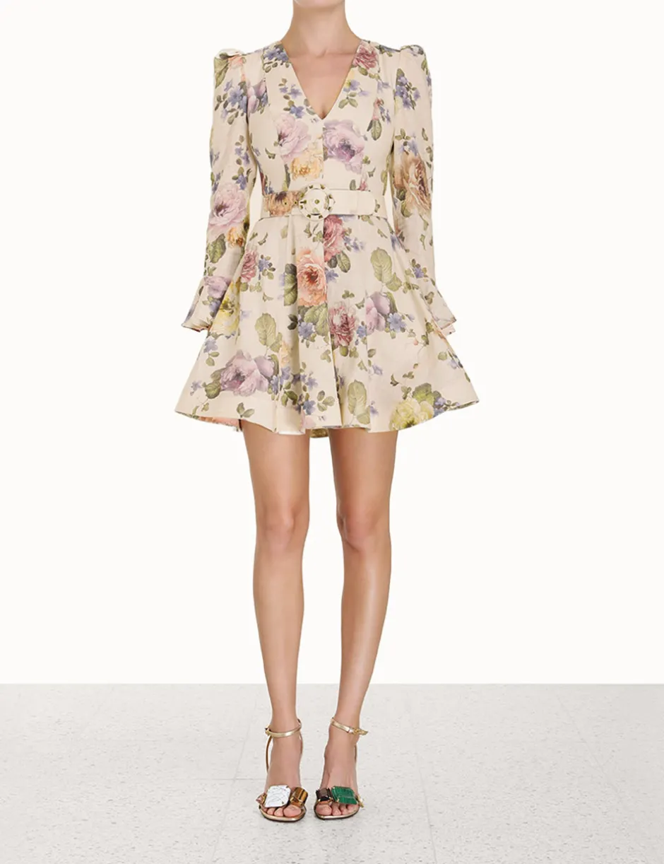 Hot ZIMMERMANN Luminosity Mini Dress