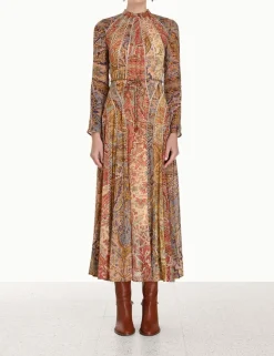 Best ZIMMERMANN Luminosity Panelled Midi Dress