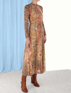 Best ZIMMERMANN Luminosity Panelled Midi Dress