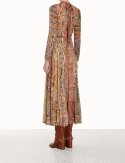 Sale ZIMMERMANN Luminosity Panelled Midi Dress