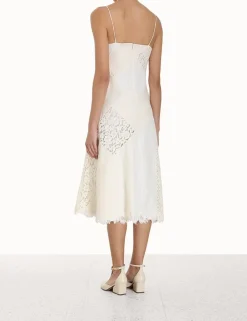 New ZIMMERMANN Luminosity Patch Lace Dress