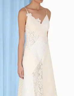 New ZIMMERMANN Luminosity Patch Lace Dress