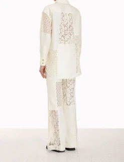 Outlet ZIMMERMANN Luminosity Patch Lace Pant