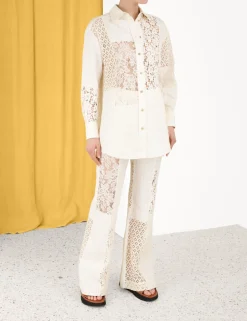 Best ZIMMERMANN Luminosity Patch Lace Pant
