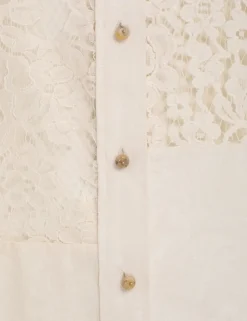 New ZIMMERMANN Luminosity Patch Lace Shirt