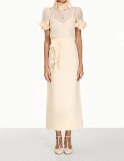 Sale ZIMMERMANN Luminosity Pencil Midi Skirt