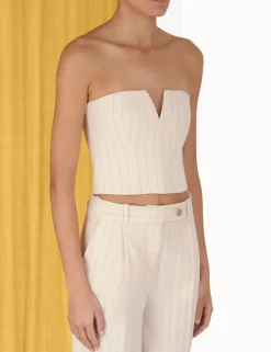 Online ZIMMERMANN Luminosity Pinstripe Bustier