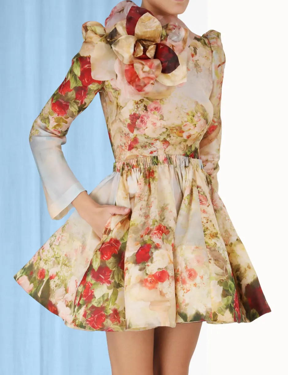 Sale ZIMMERMANN Luminosity Ruched Mini Dress