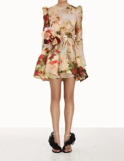 Sale ZIMMERMANN Luminosity Ruched Mini Dress