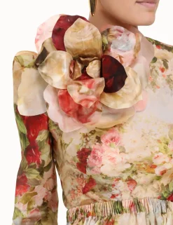 Sale ZIMMERMANN Luminosity Ruched Mini Dress
