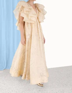 ZIMMERMANN Luminosity Ruffle Gown