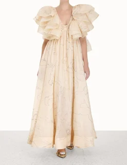 Clearance ZIMMERMANN Luminosity Ruffle Gown