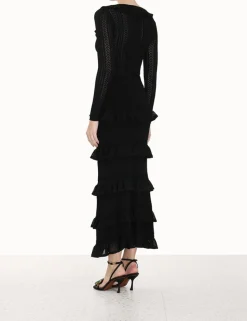 Clearance ZIMMERMANN Luminosity Ruffle Midi Skirt