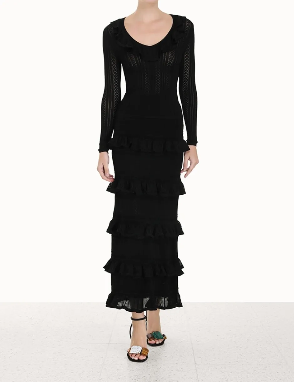 Hot ZIMMERMANN Luminosity Ruffle Midi Skirt