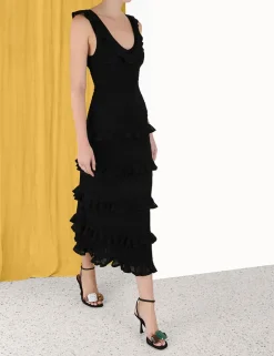 Discount ZIMMERMANN Luminosity Ruffle Tank Dress