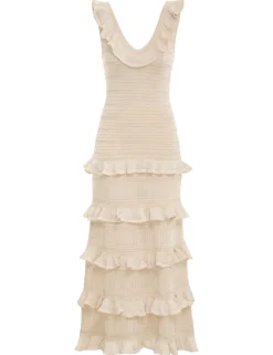 Discount ZIMMERMANN Luminosity Ruffle Tank Dress
