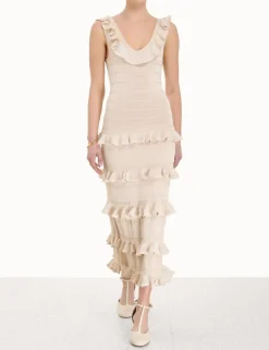 Discount ZIMMERMANN Luminosity Ruffle Tank Dress