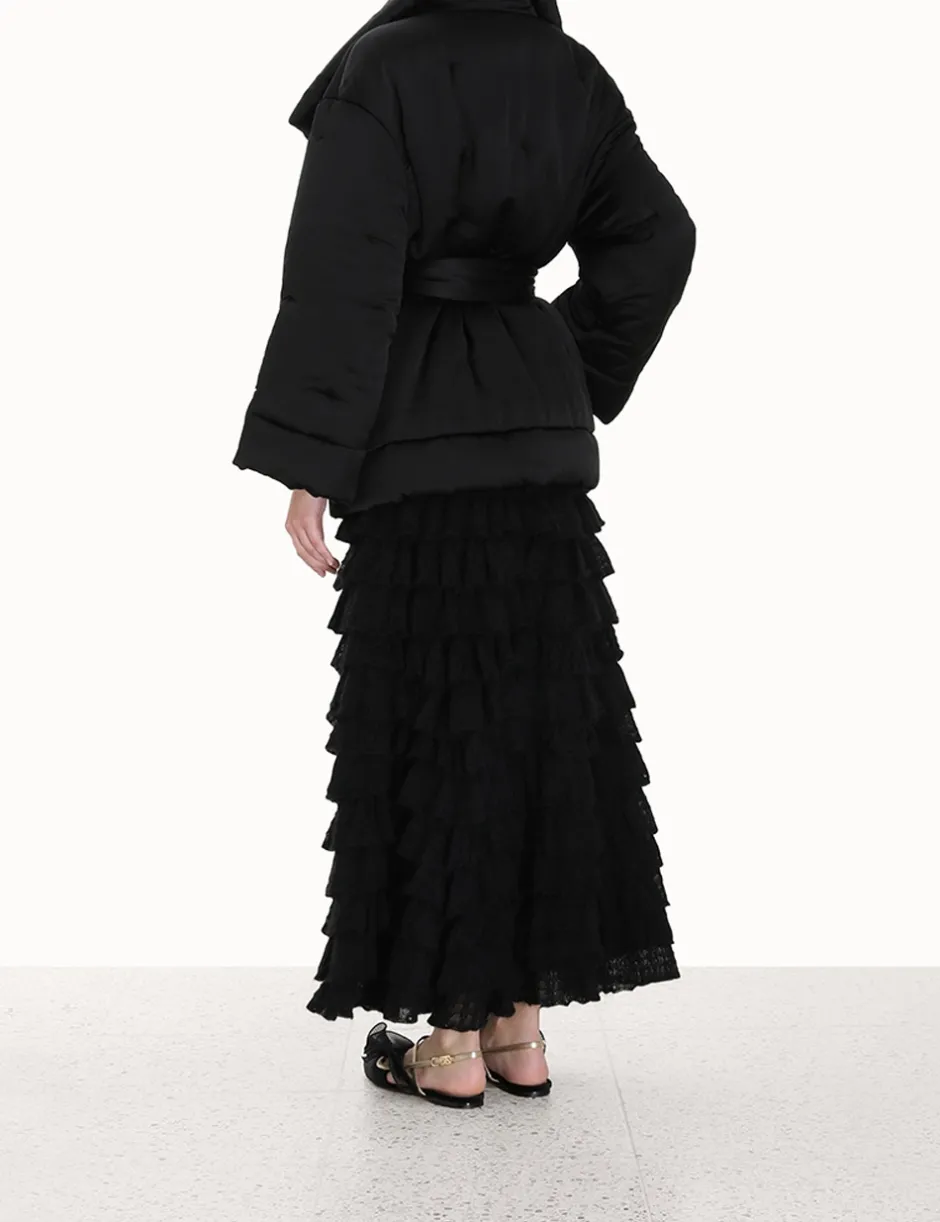 Clearance ZIMMERMANN Luminosity Satin Wadded Jacket