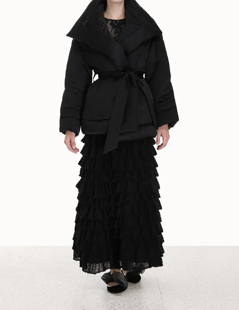 Clearance ZIMMERMANN Luminosity Satin Wadded Jacket