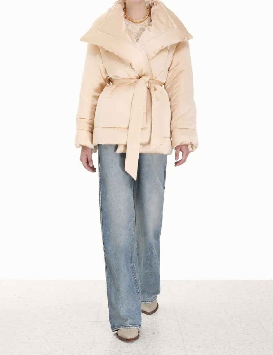 Outlet ZIMMERMANN Luminosity Satin Wadded Jacket