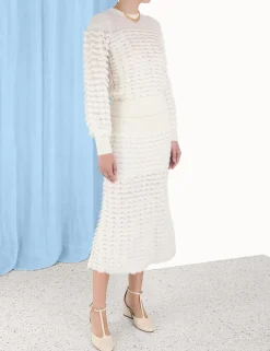 Discount ZIMMERMANN Luminosity Scallop Skirt