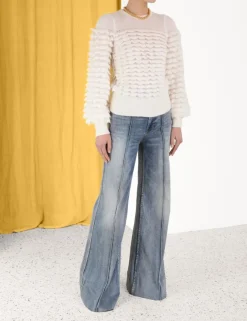 Discount ZIMMERMANN Luminosity Scallop Sweater