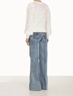 Discount ZIMMERMANN Luminosity Scallop Sweater