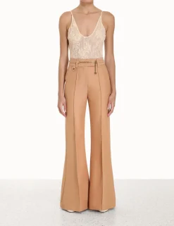 Sale ZIMMERMANN Luminosity Scoop Neck Bodysuit