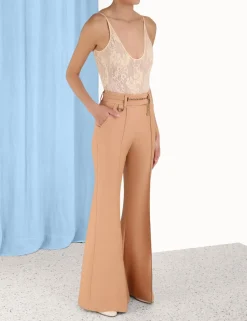 Sale ZIMMERMANN Luminosity Scoop Neck Bodysuit