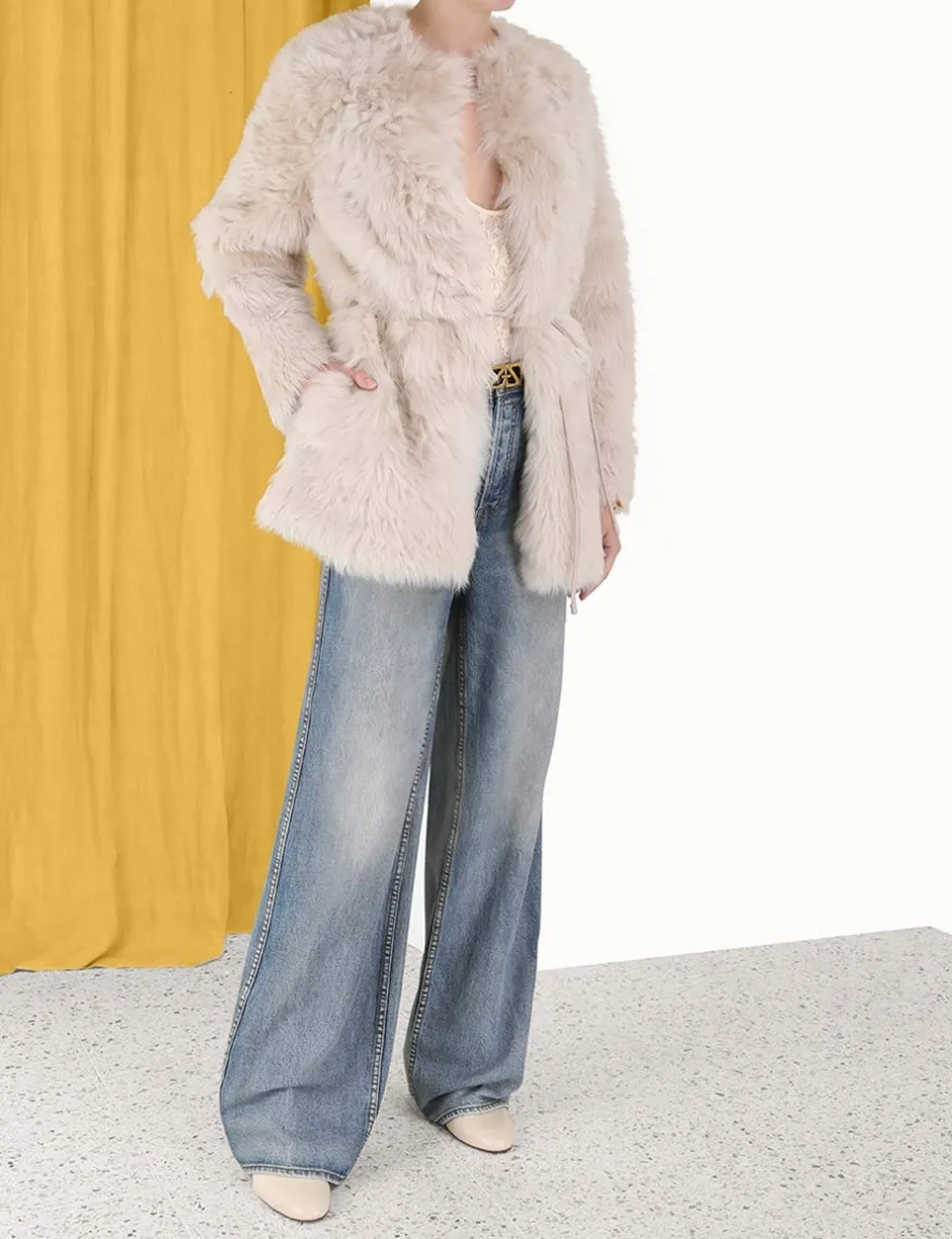 Sale ZIMMERMANN Luminosity Shearling Jacket