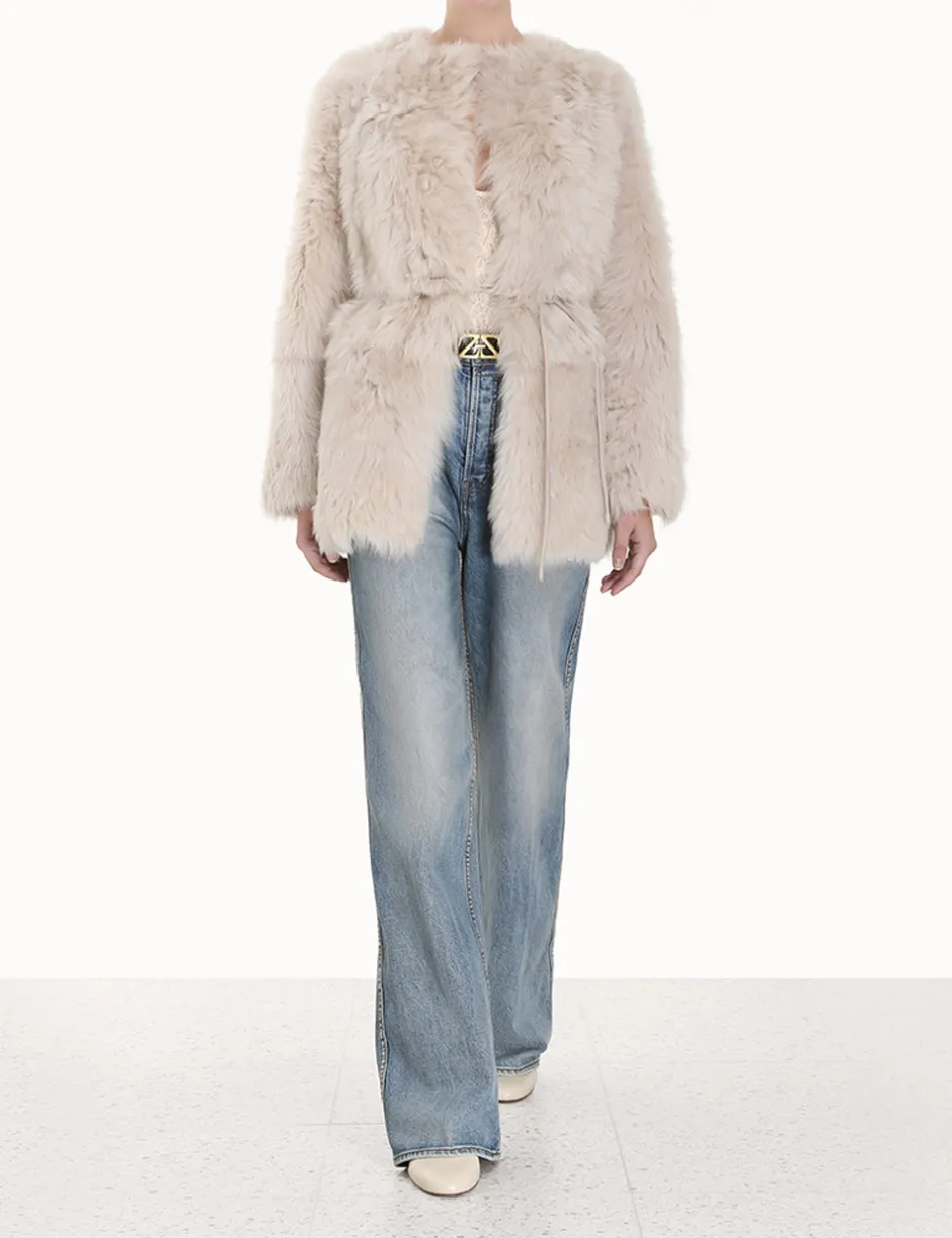 Sale ZIMMERMANN Luminosity Shearling Jacket