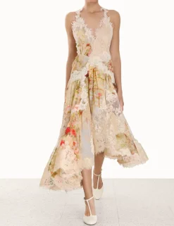 Hot ZIMMERMANN Luminosity Splice Lace Dress
